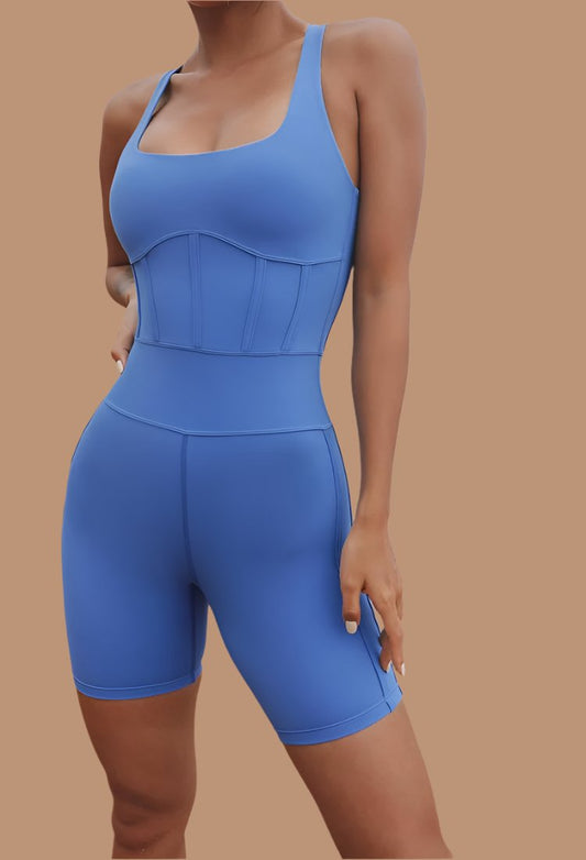 Suit Boning Corset Hip Lifting Jumpsuit