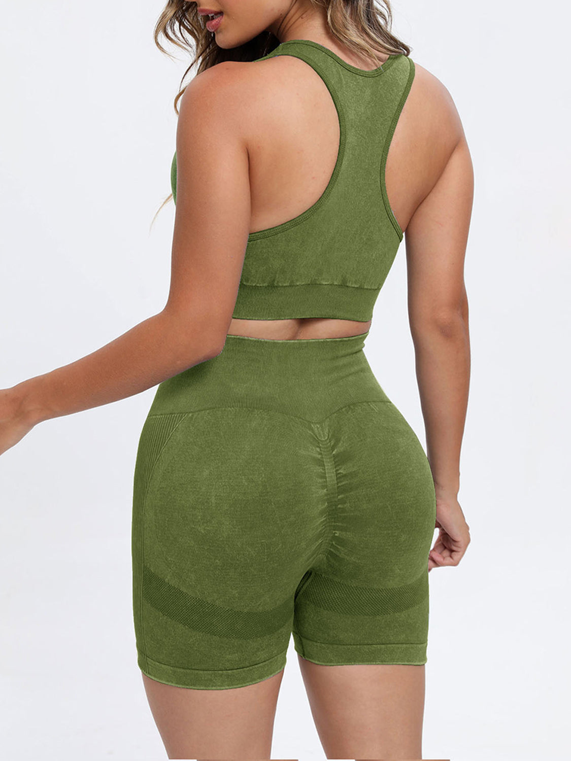 Scoop Top and Shorts Active Set