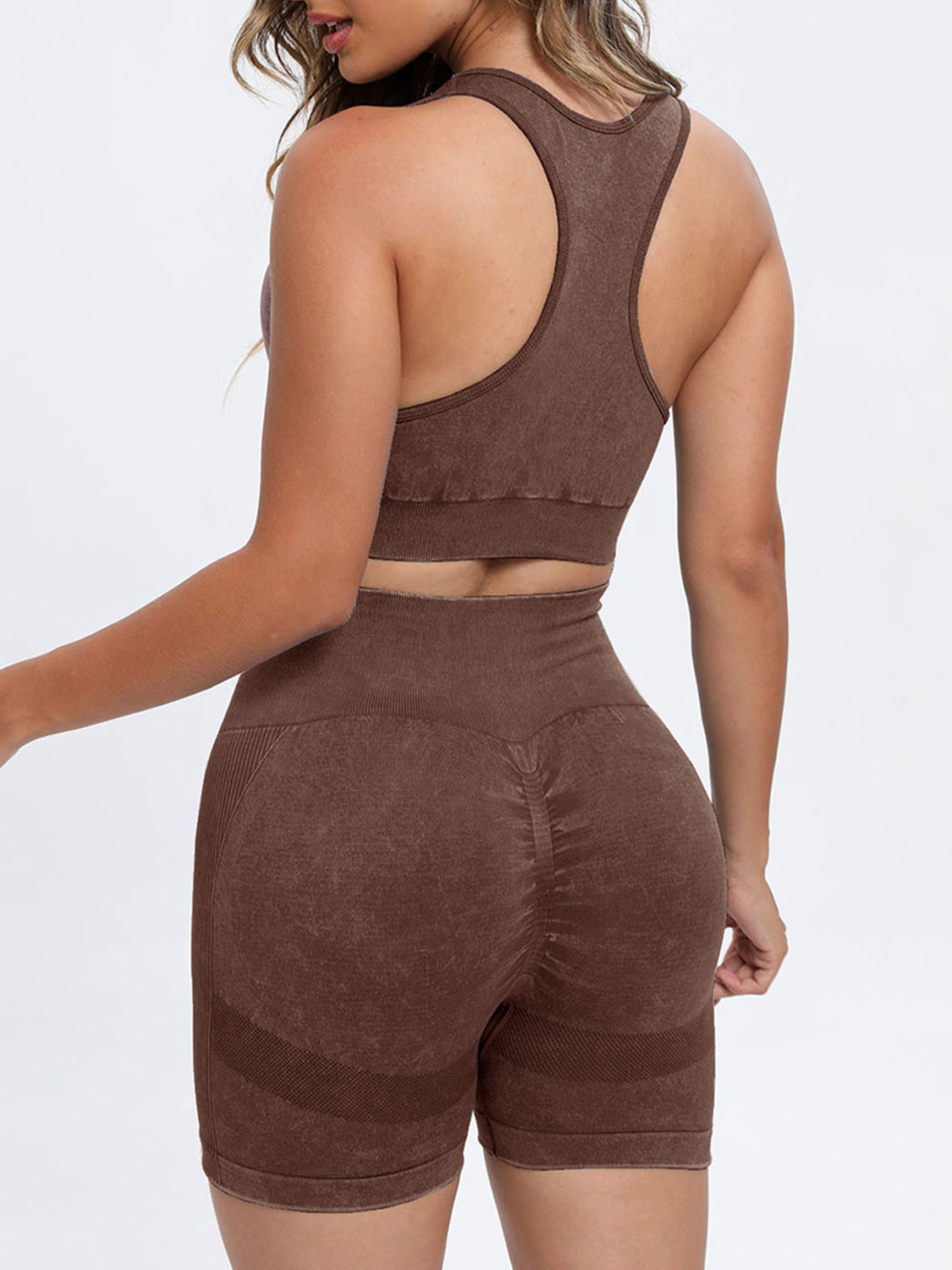 Scoop Top and Shorts Active Set