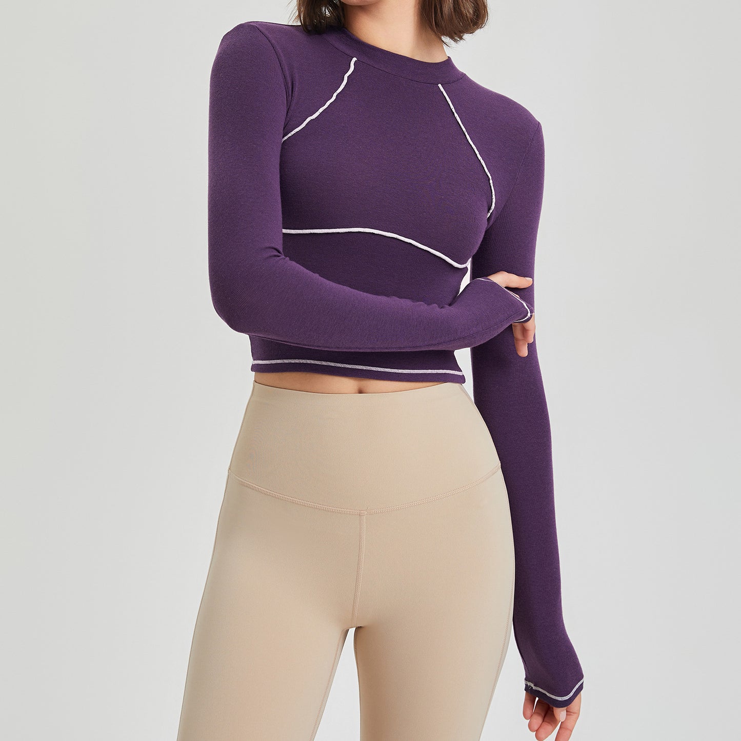 Women's Long Sleeved Mousse Sports Top