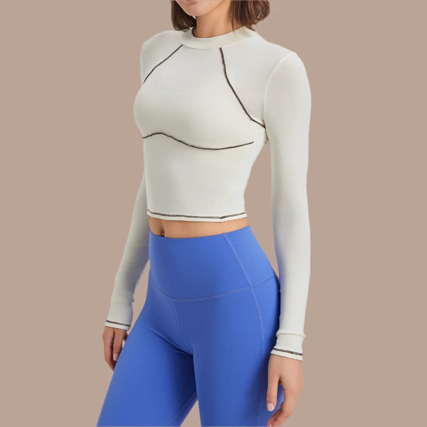 Women's Long Sleeved Mousse Sports Top